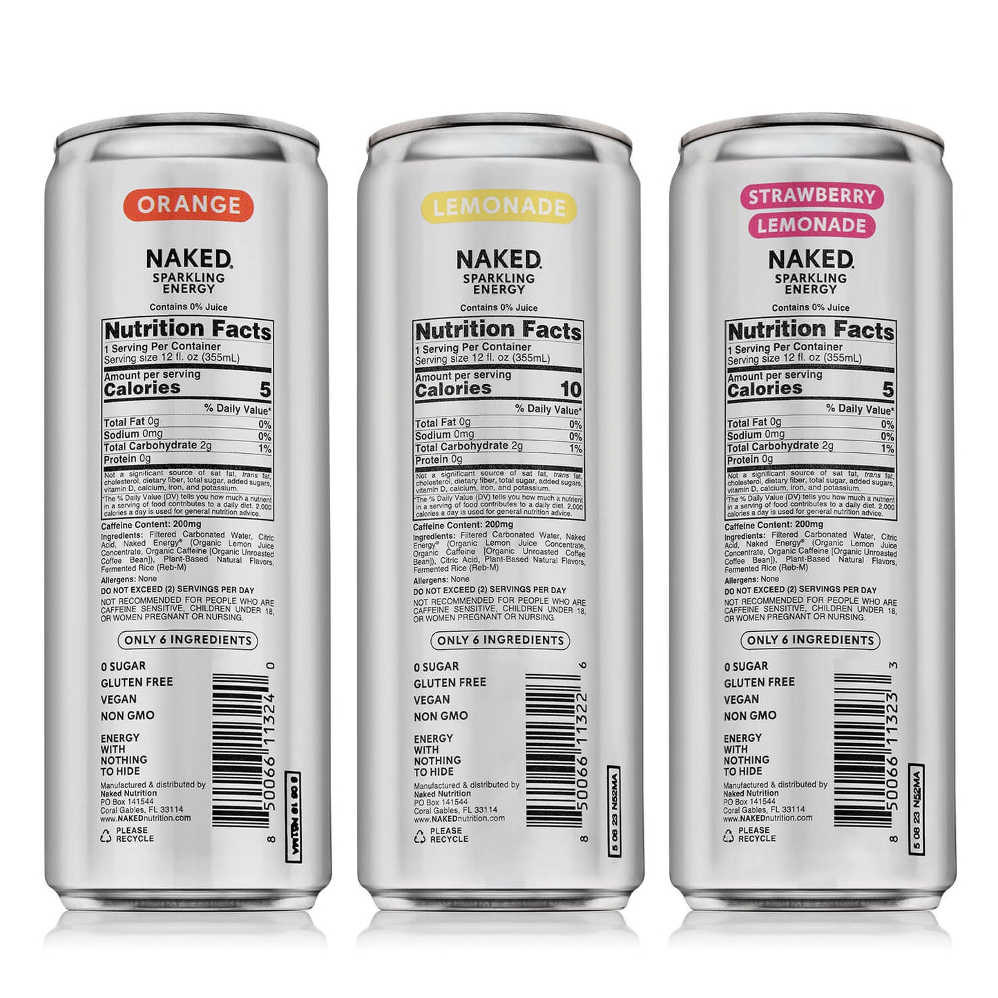 Sparkling Energy Sample Kits - Sample Pack for Convenient Everyday Nutrition