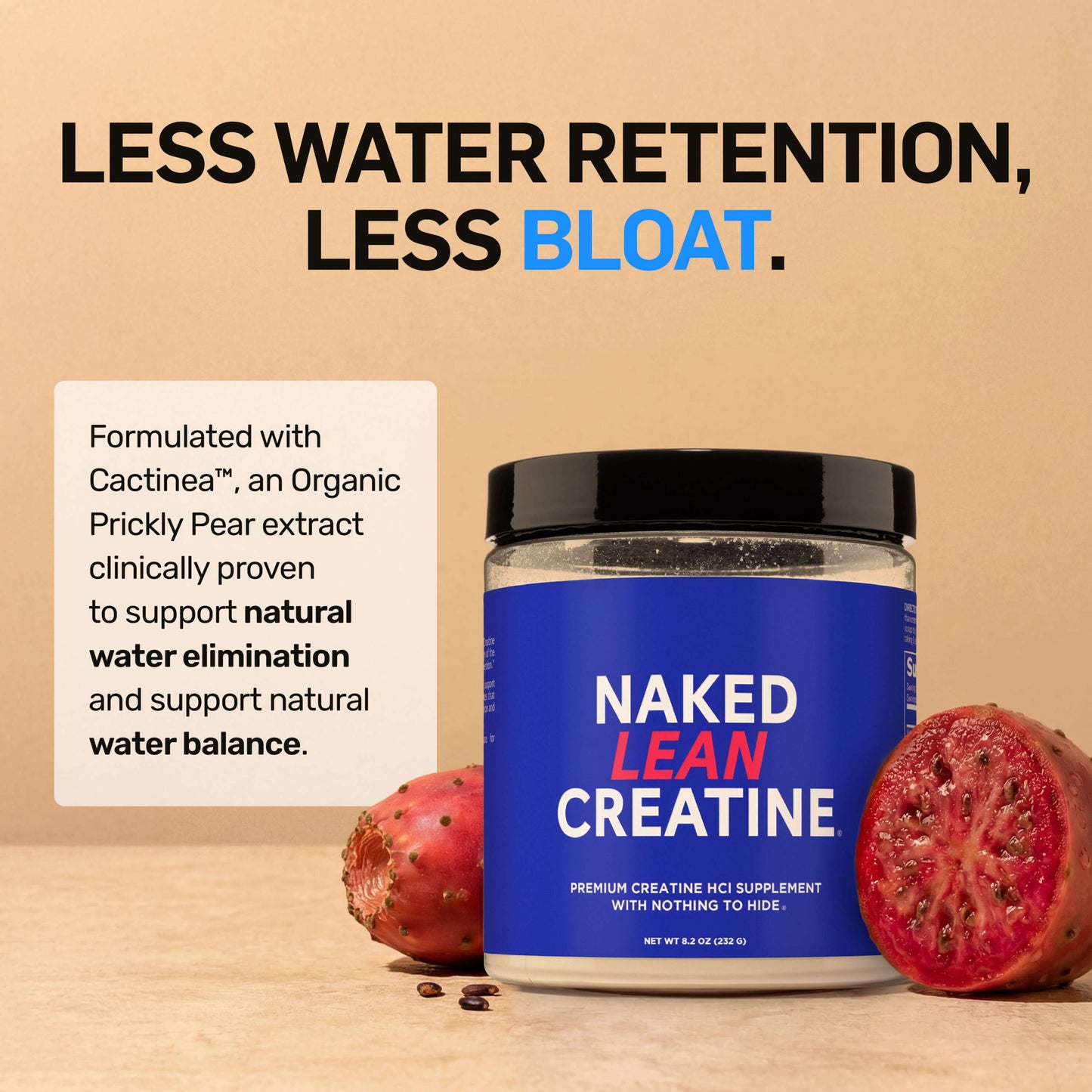 Creatine HCl Powder - Unflavored for Easy Workout Drink Mixing