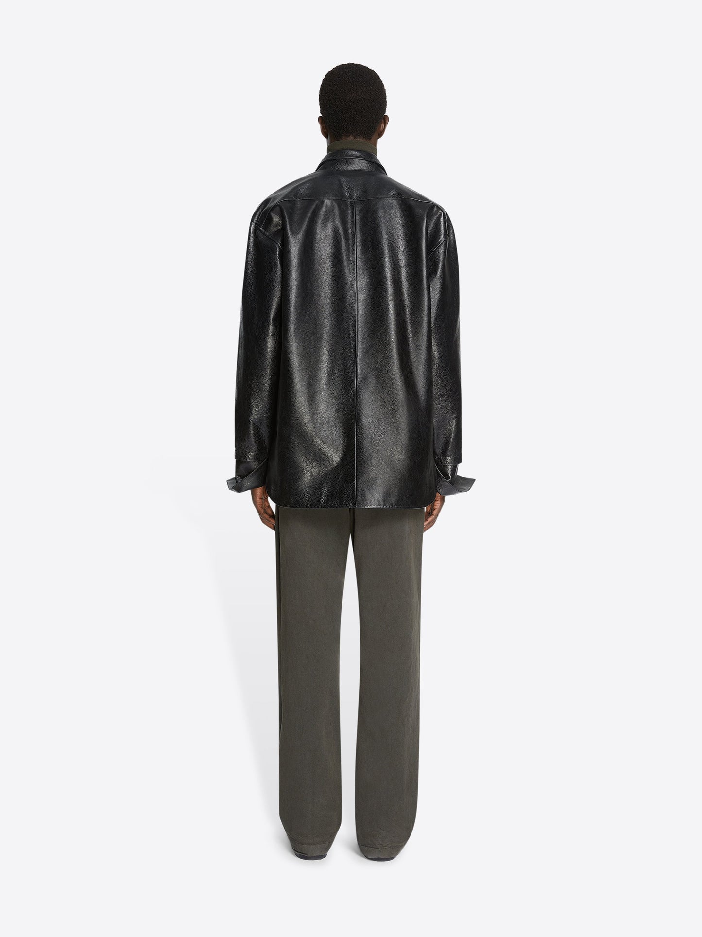 Adjustable Leather Shirt