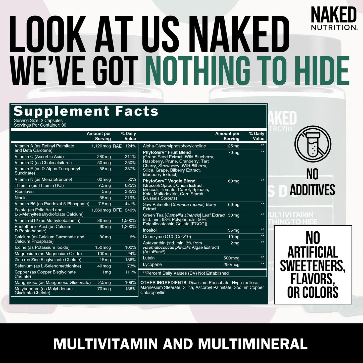Multivitamin for Men - Men's for Straightforward Everyday Nutrition