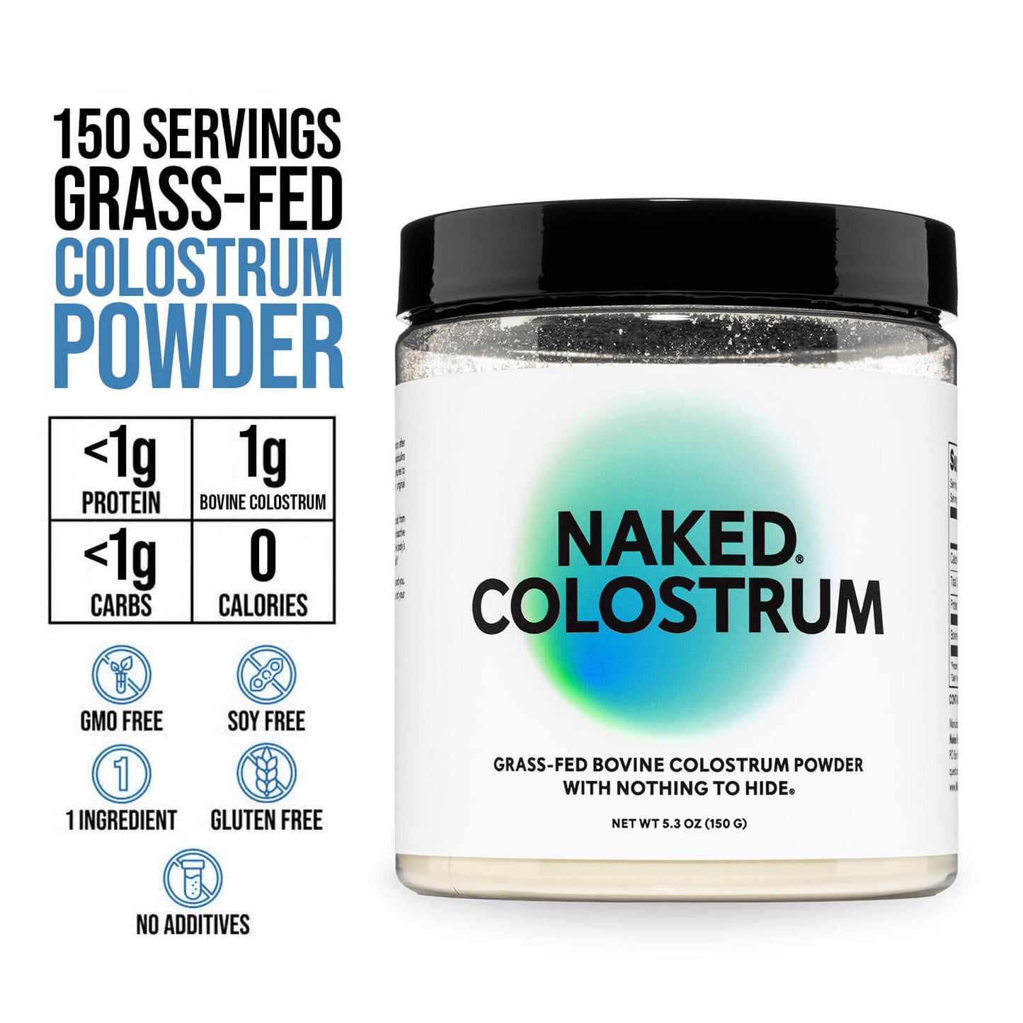 Grass-Fed Colostrum Powder - Colostrum Powder for Easy Everyday Collagen Mixing