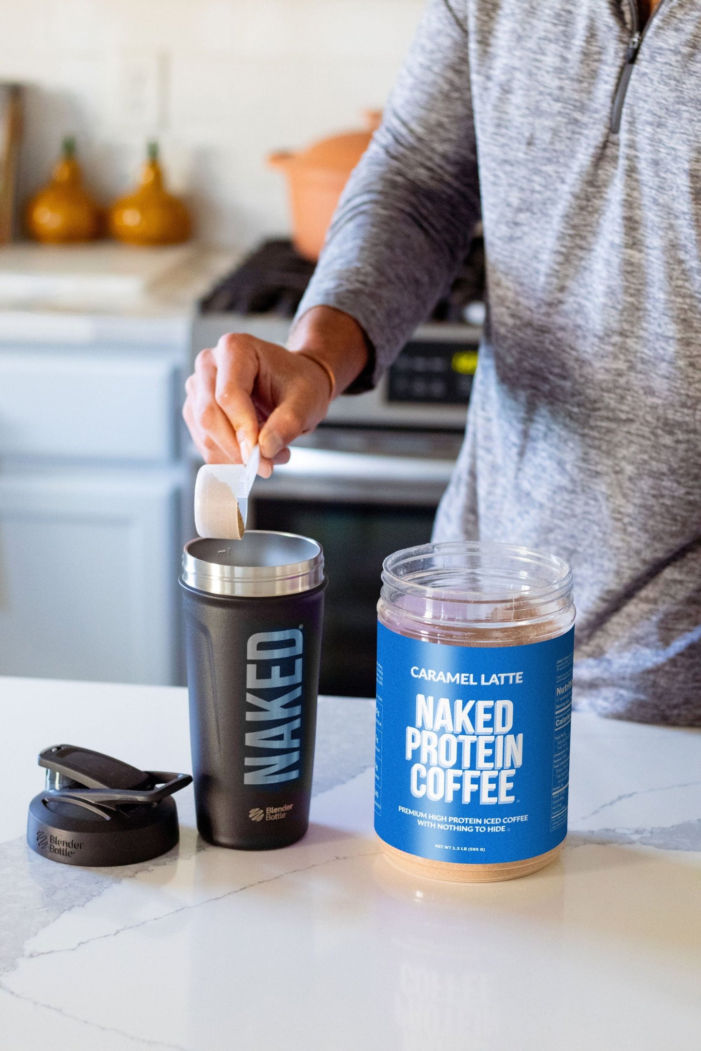 Caramel Latte Protein Iced Coffee - Caramel Latte for Convenient Coffee and Protein Drinks