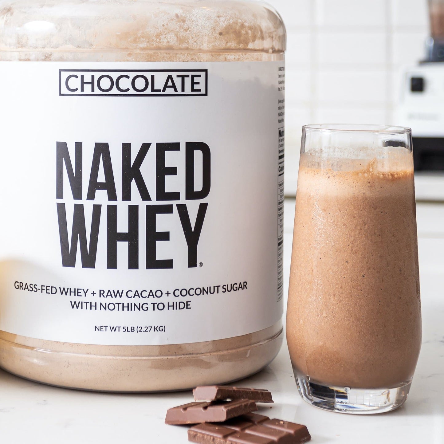 Chocolate Whey Protein Powder - Chocolate - Value Size for Smooth Everyday Protein Shakes