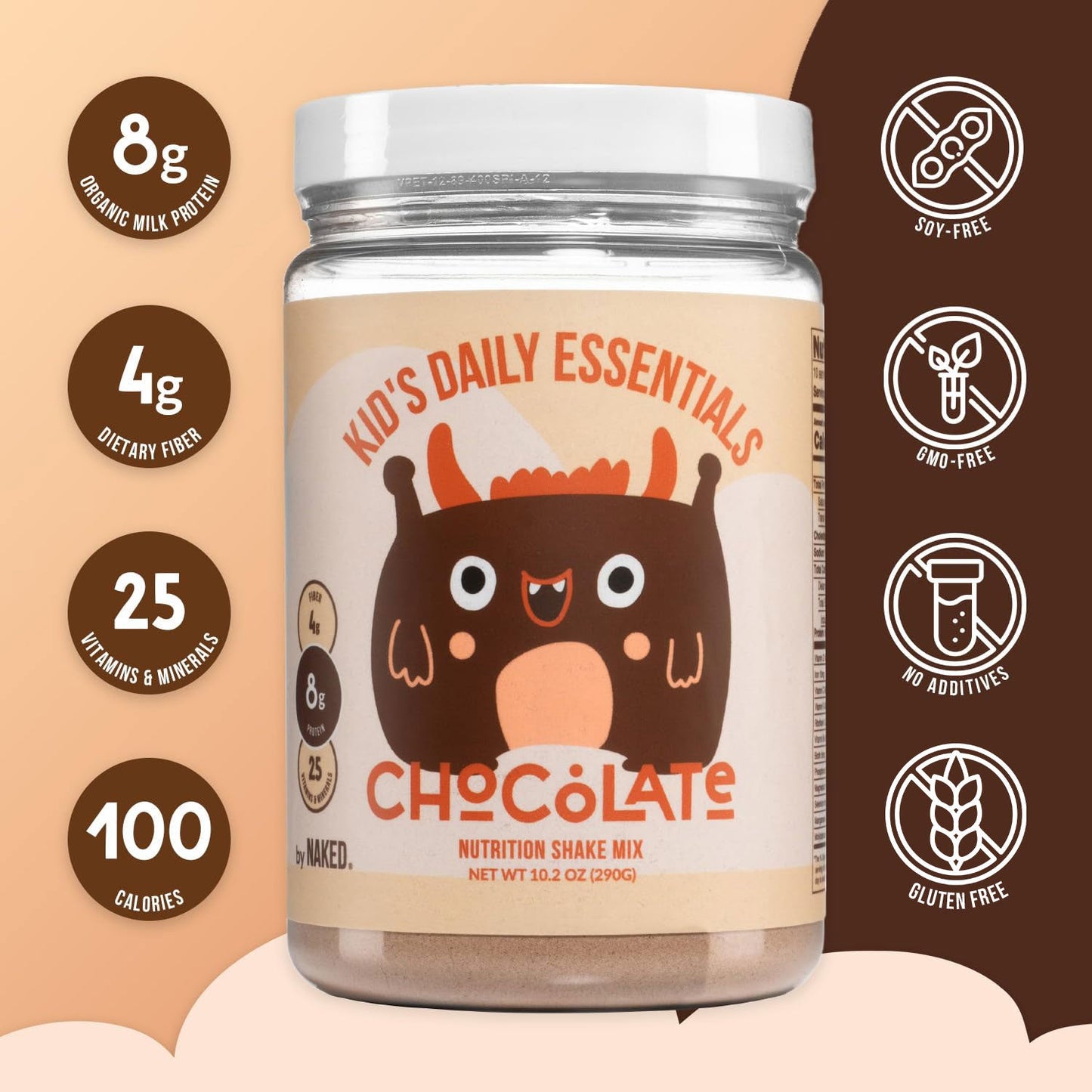 Kid's Nutrition Shake - Chocolate Formula for Convenient Everyday Kids’ Nutrition