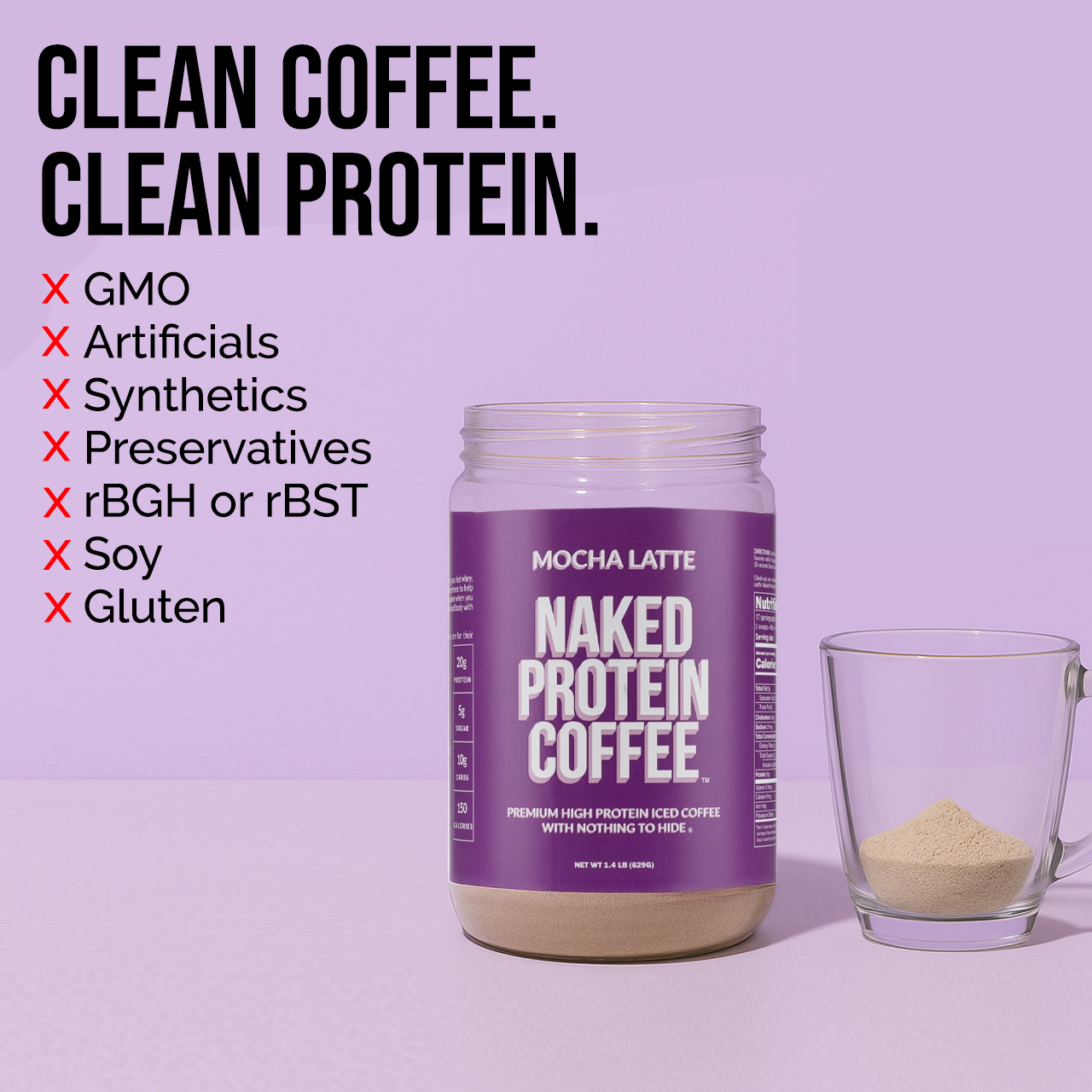Mocha Latte Protein Iced Coffee - Mocha Latte for Convenient Coffee and Protein Drinks