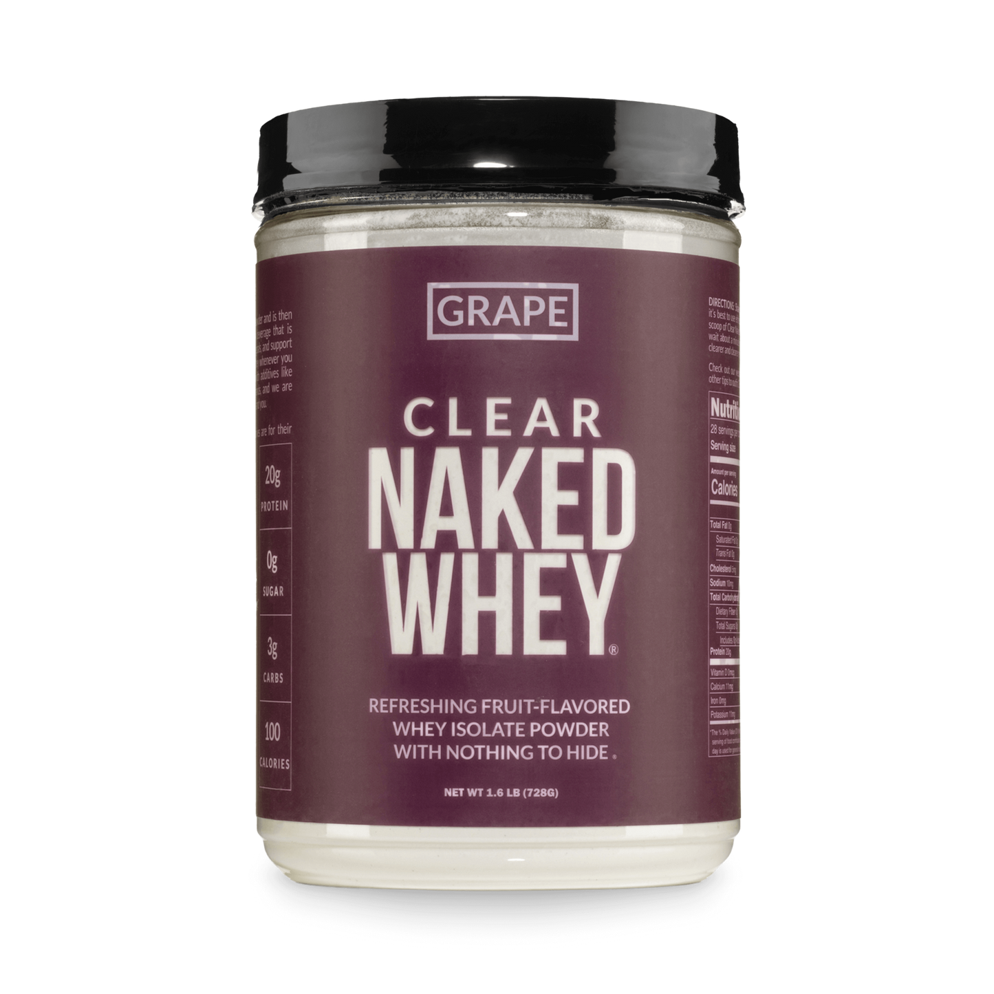Grape Whey Protein Isolate - Grape for Simple Everyday Nutrition Routines