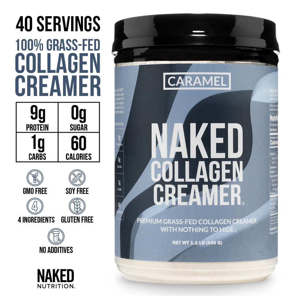 Caramel Coffee Creamer - Caramel Collagen Creamer for Convenient Coffee and Protein Drinks