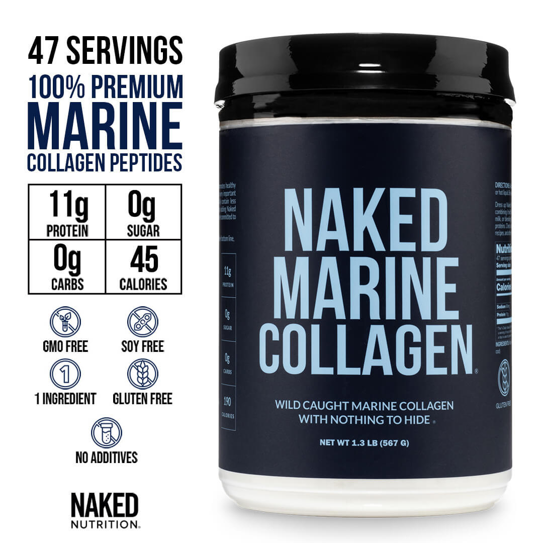 Marine Collagen Peptides Protein Powder - Marine Collagen for Easy Everyday Collagen Mixing