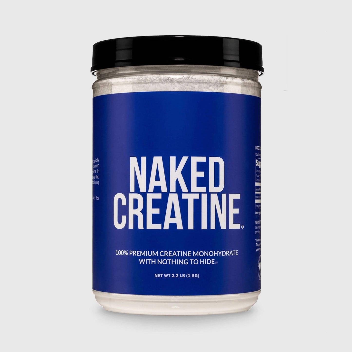 Creatine Monohydrate Powder - Unflavored - Value Size for Easy Workout Drink Mixing
