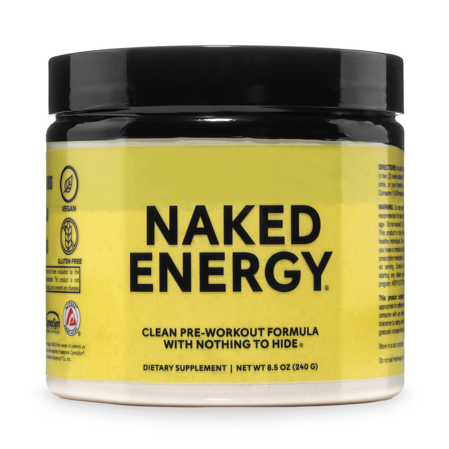 Pre Workout Supplement - Unflavored for Easy Workout Drink Mixing