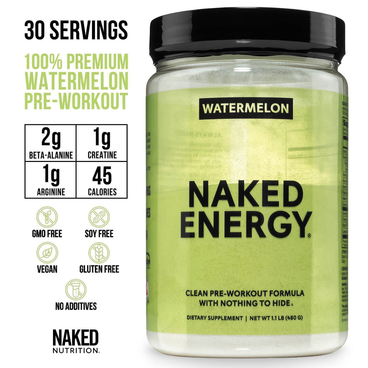 Watermelon Pre Workout Supplement - Watermelon for Easy Workout Drink Mixing