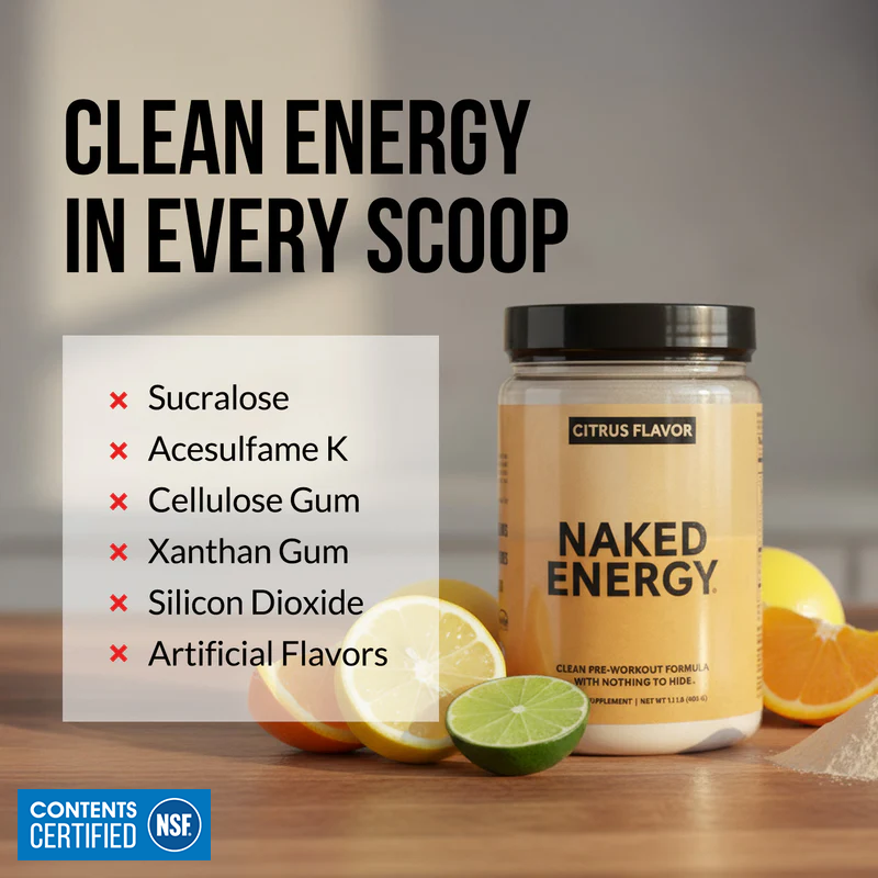 Citrus Pre Workout Supplement - Citrus for Easy Workout Drink Mixing