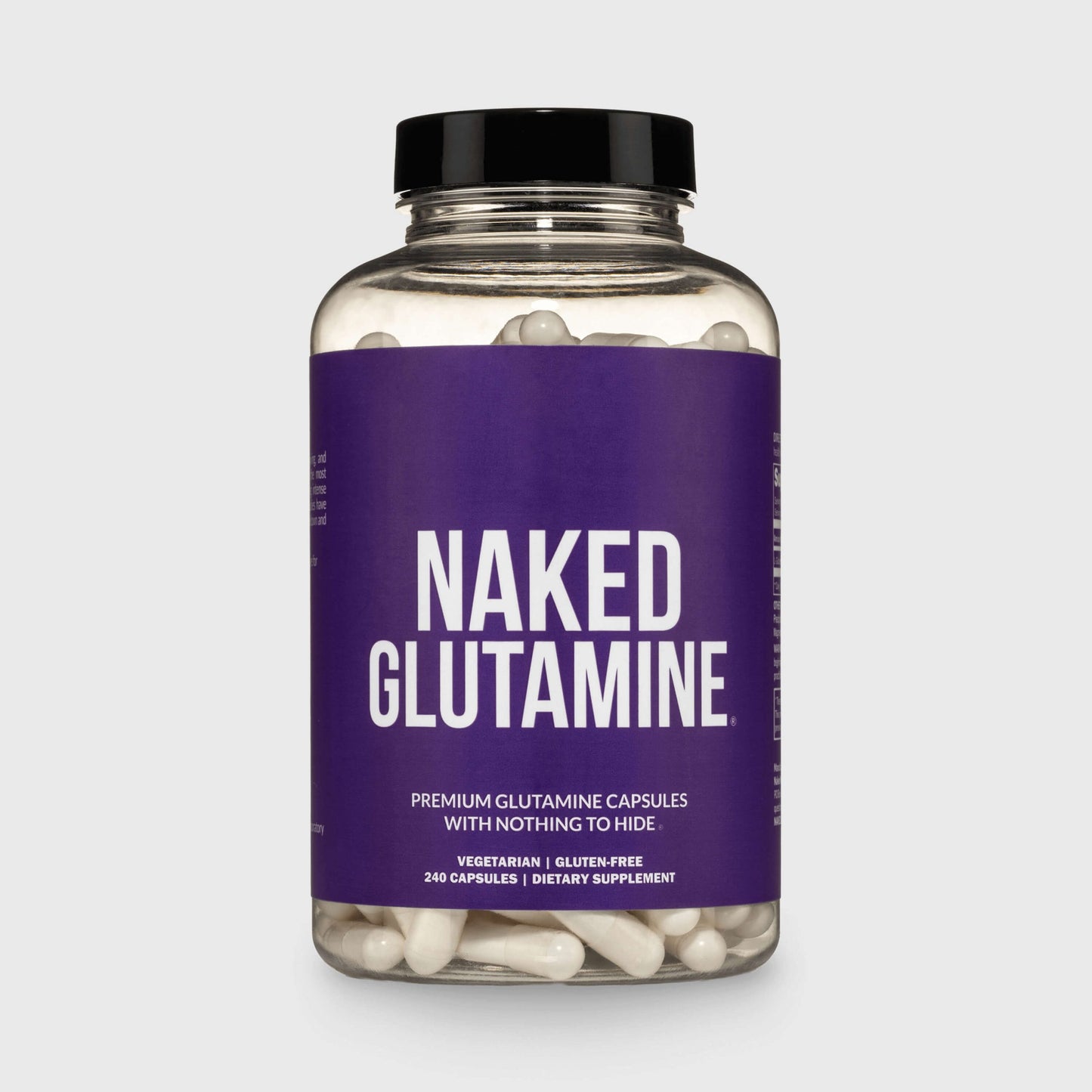 Glutamine Capsules - Capsules for Easy Workout Drink Mixing
