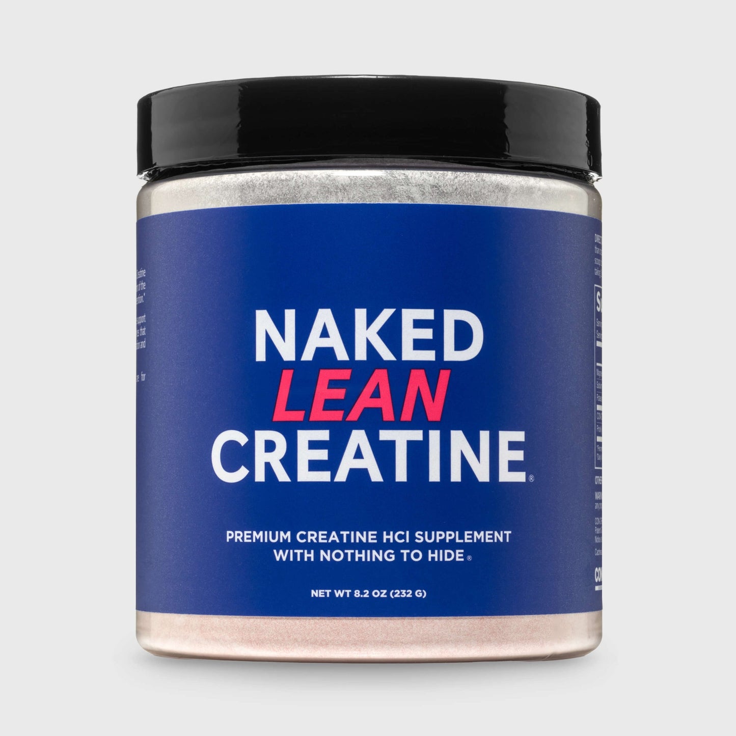 Creatine HCl Powder - Unflavored for Easy Workout Drink Mixing