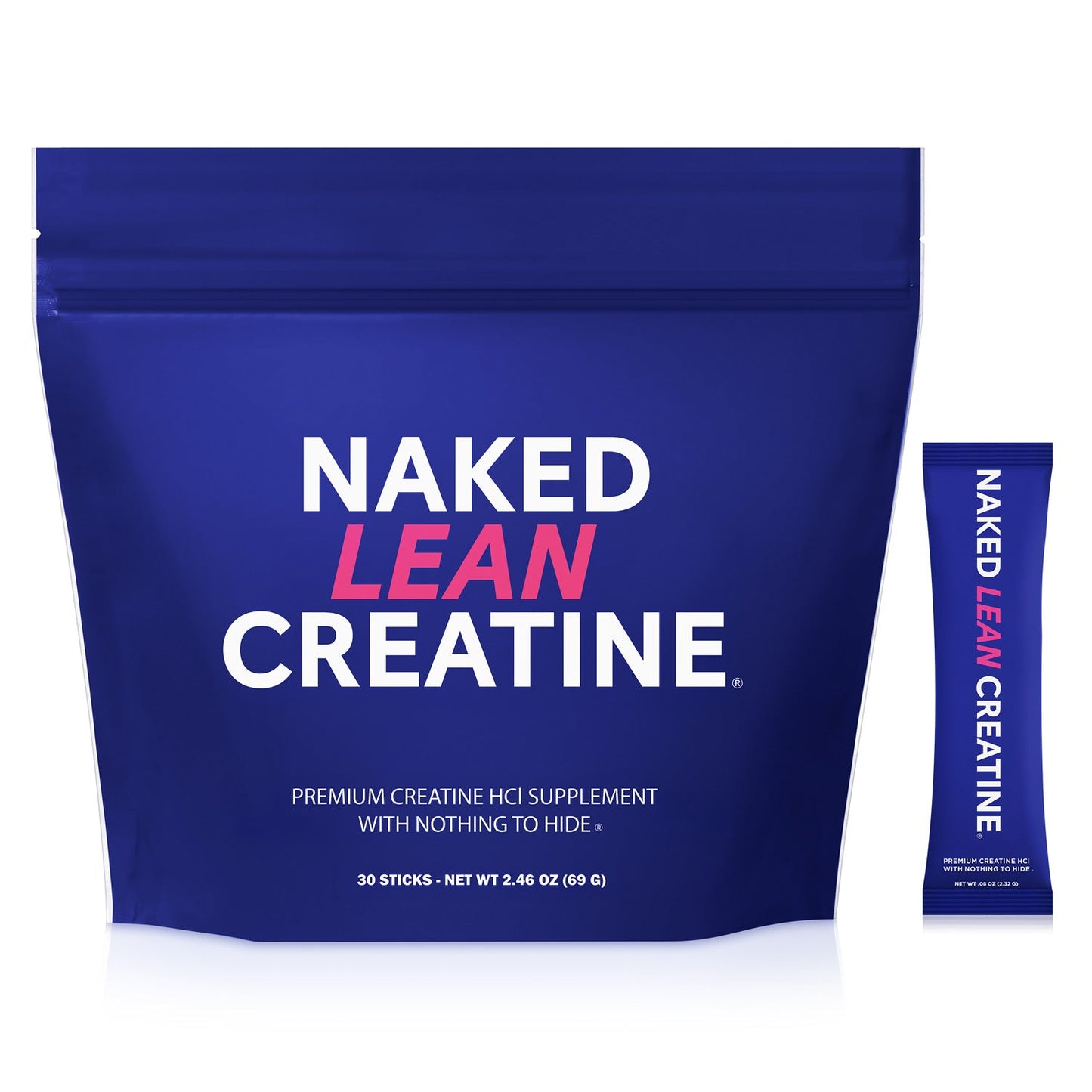 Creatine HCl Travel Packets - Stick Packs for Easy Workout Drink Mixing