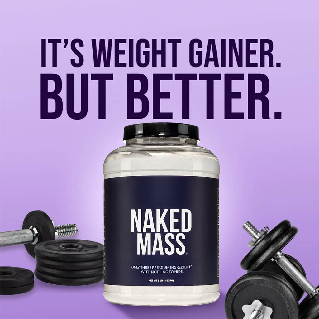 Mass Gainer Protein Supplement - Unflavored for Convenient High-Calorie Nutrition Shakes