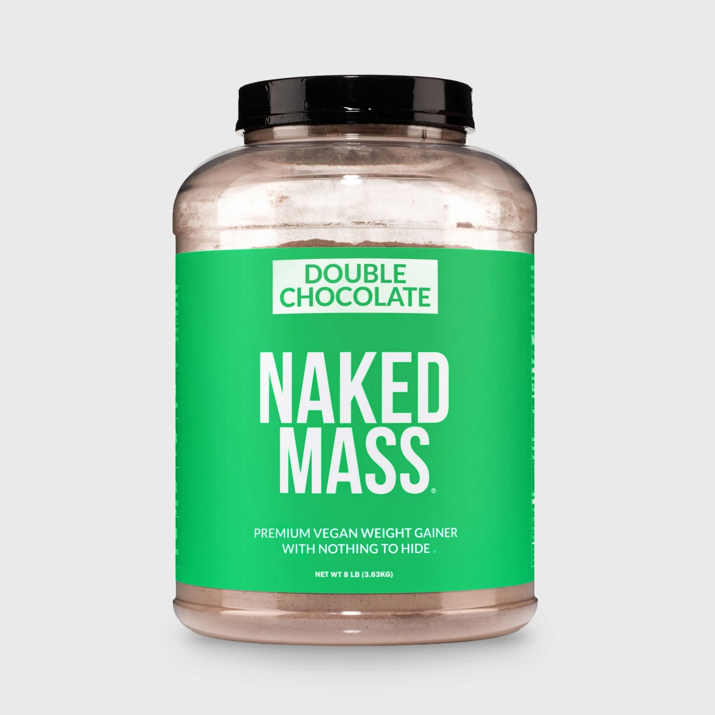 Double Chocolate Vegan Mass Gainer Supplement - Double Chocolate (Vegan) for Convenient High-Calorie Nutrition Shakes