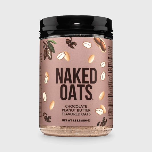 Chocolate Peanut Butter Protein Oats - Chocolate Peanut Butter for Easy Protein Breakfast Bowls