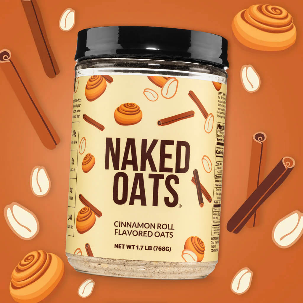 Cinnamon Roll Protein Oats - Cinnamon Roll for Easy Protein Breakfast Bowls