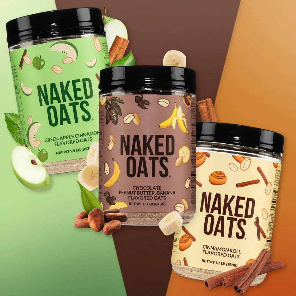 Green Apple Cinnamon Protein Oats - Green Apple Cinnamon for Easy Protein Breakfast Bowls