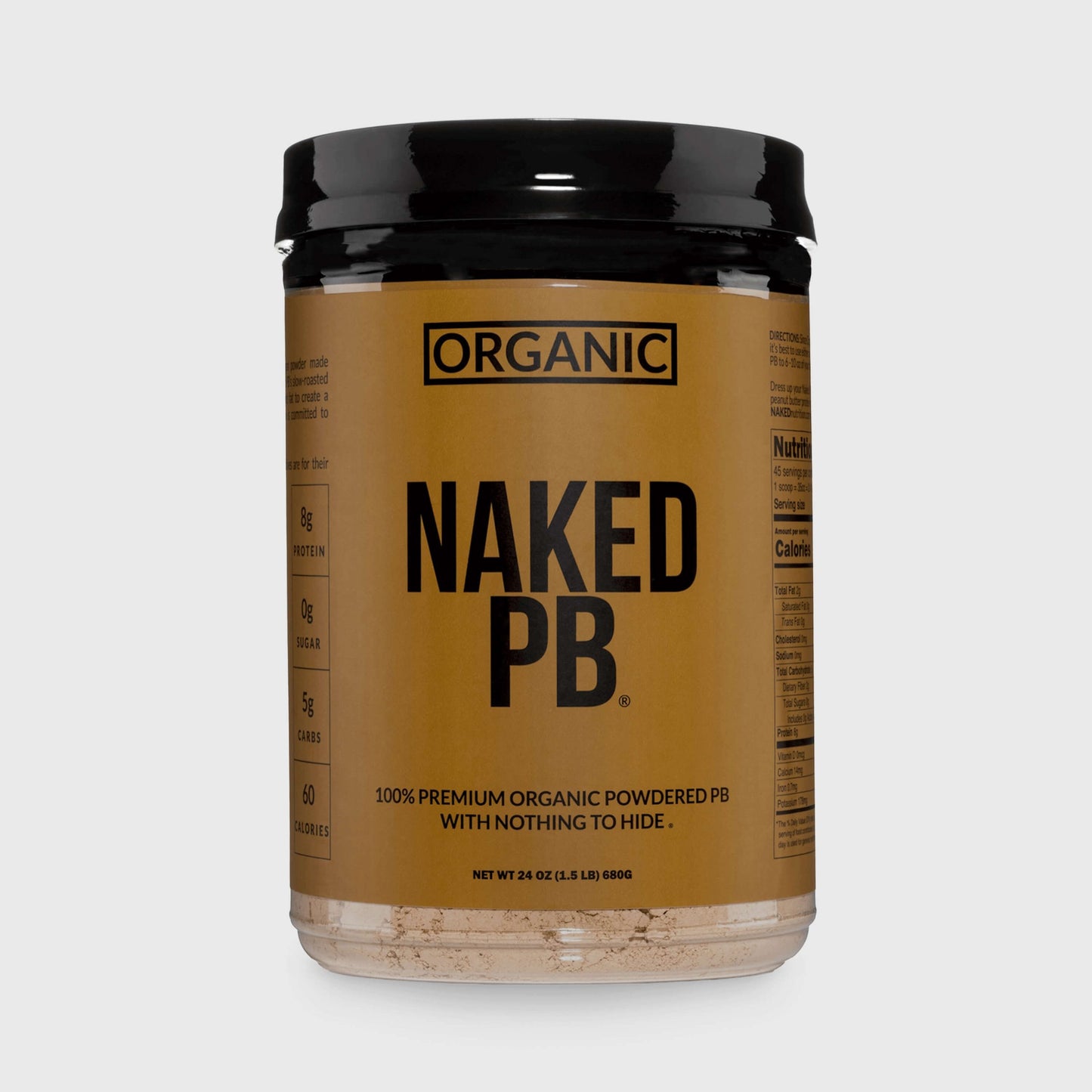 Organic Powdered Peanut Butter - Organic for Smooth Everyday Protein Shakes
