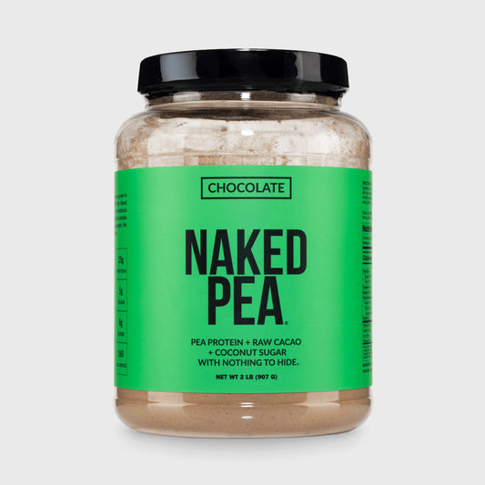 Chocolate Pea Protein Powder - Chocolate - Standard Size for Smooth Everyday Protein Shakes