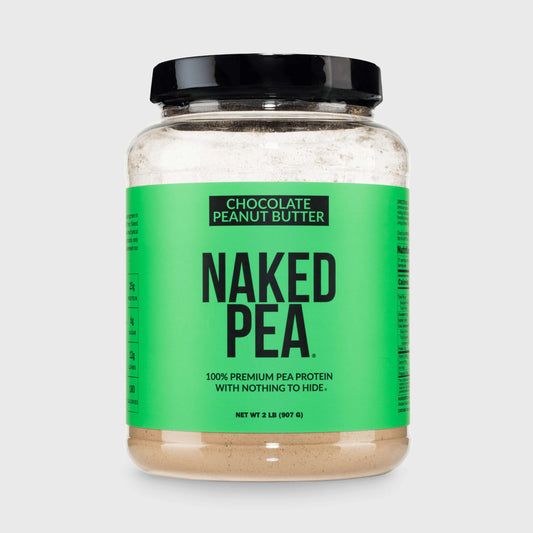 Chocolate Peanut Butter Pea Protein Powder - Chocolate PB - Chocolate Formula for Smooth Everyday Protein Shakes