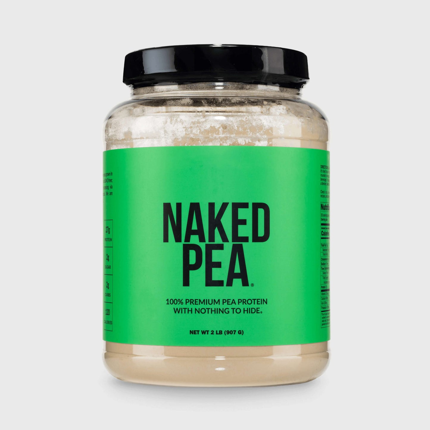 Pea Protein Powder - Unflavored - Standard Size for Smooth Everyday Protein Shakes