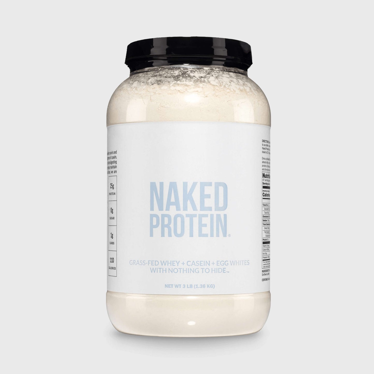Protein Powder Blend - 3LB Egg Whey & Casein Protein Blend - 3LB for Smooth Everyday Protein Shakes