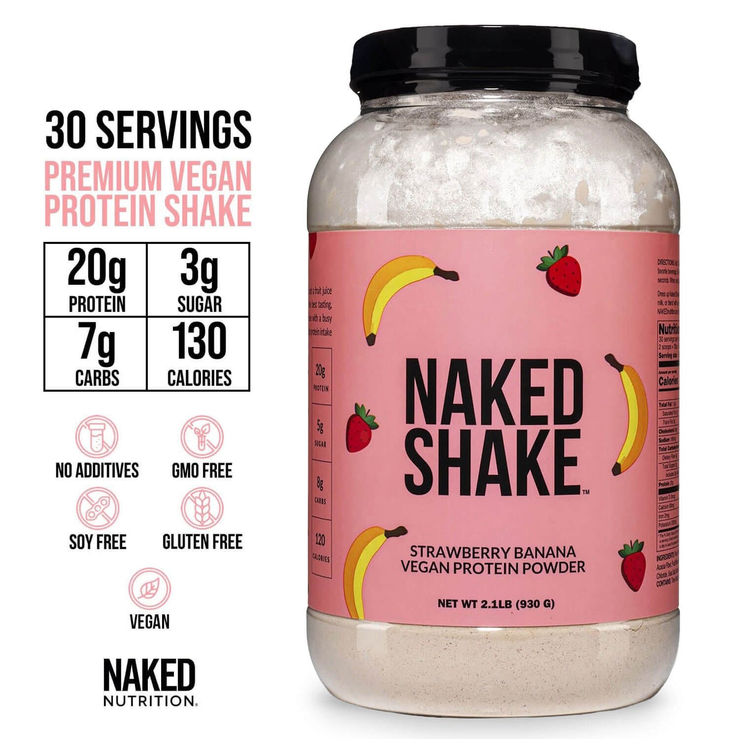 Strawberry Banana Protein Shake - Strawberry Banana for Convenient Everyday Nutrition
