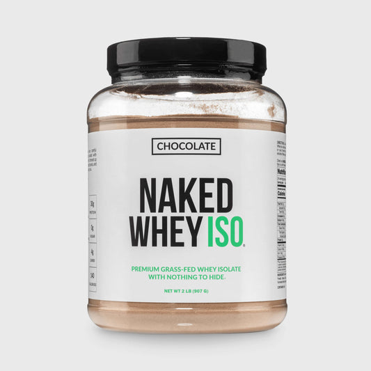 Chocolate Grass-Fed Whey Isolate Protein Powder - Chocolate for Smooth Everyday Protein Shakes
