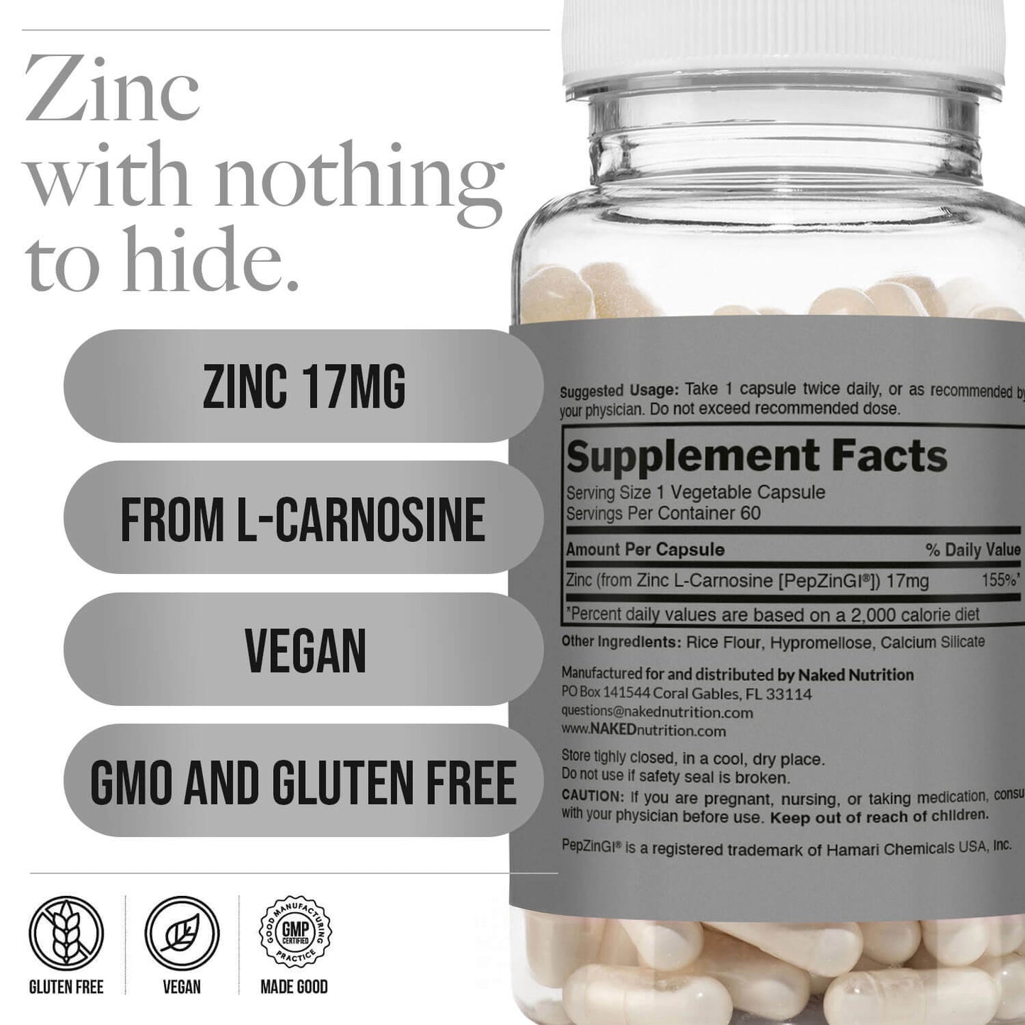 Daily Zinc Supplement - Zinc for Straightforward Everyday Nutrition