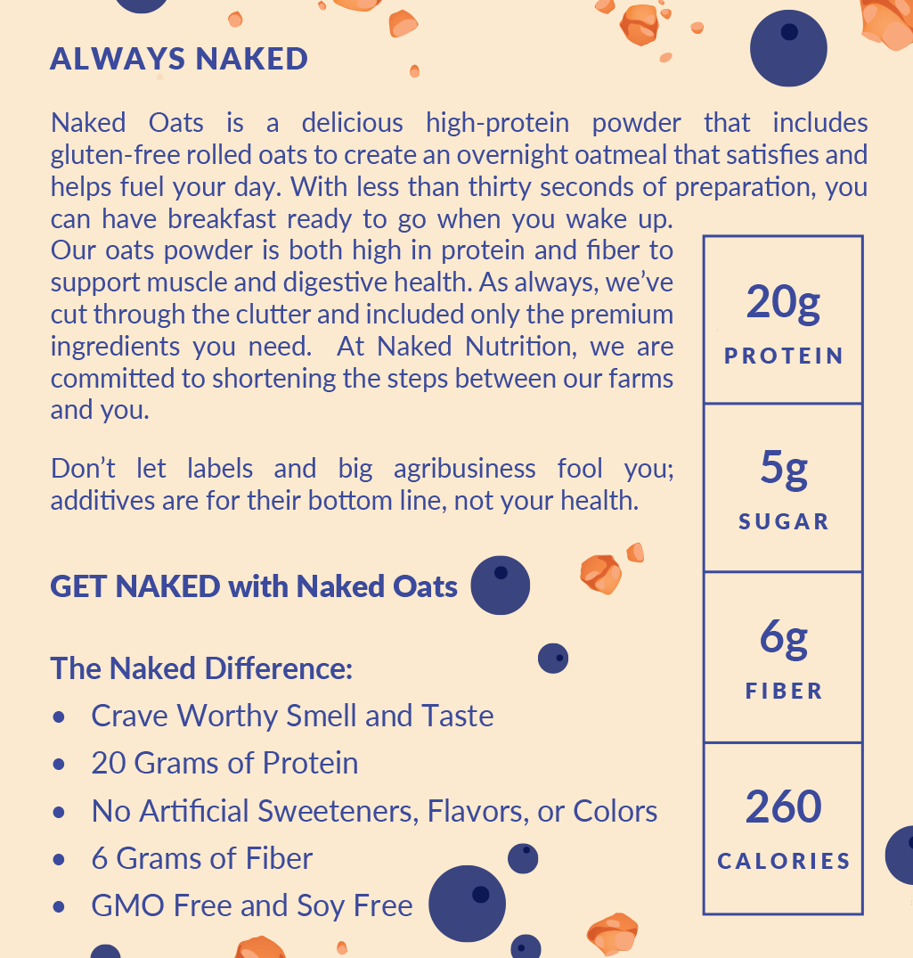 Blueberry Cobbler Protein Oats - Blueberry Cobbler for Easy Protein Breakfast Bowls