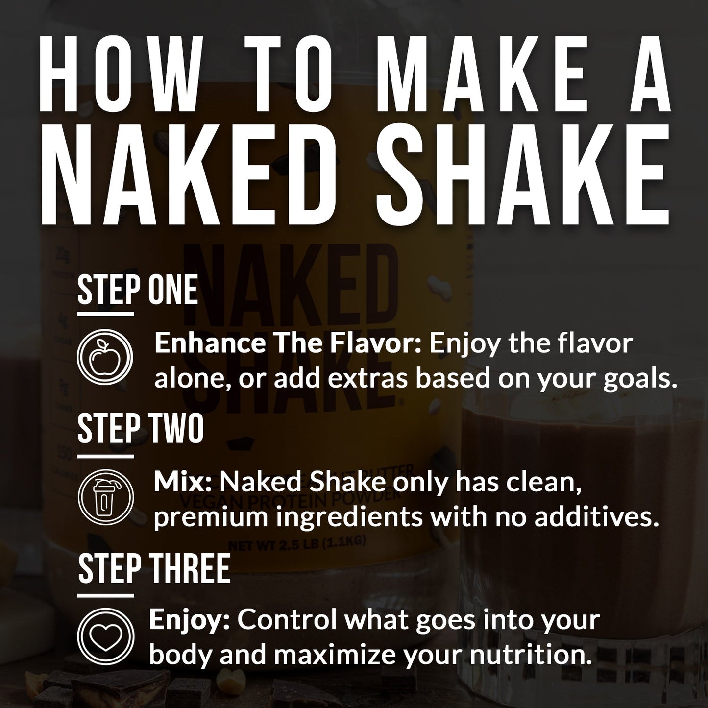 Chocolate PB Protein Shake - Chocolate Peanut Butter for Convenient Everyday Nutrition