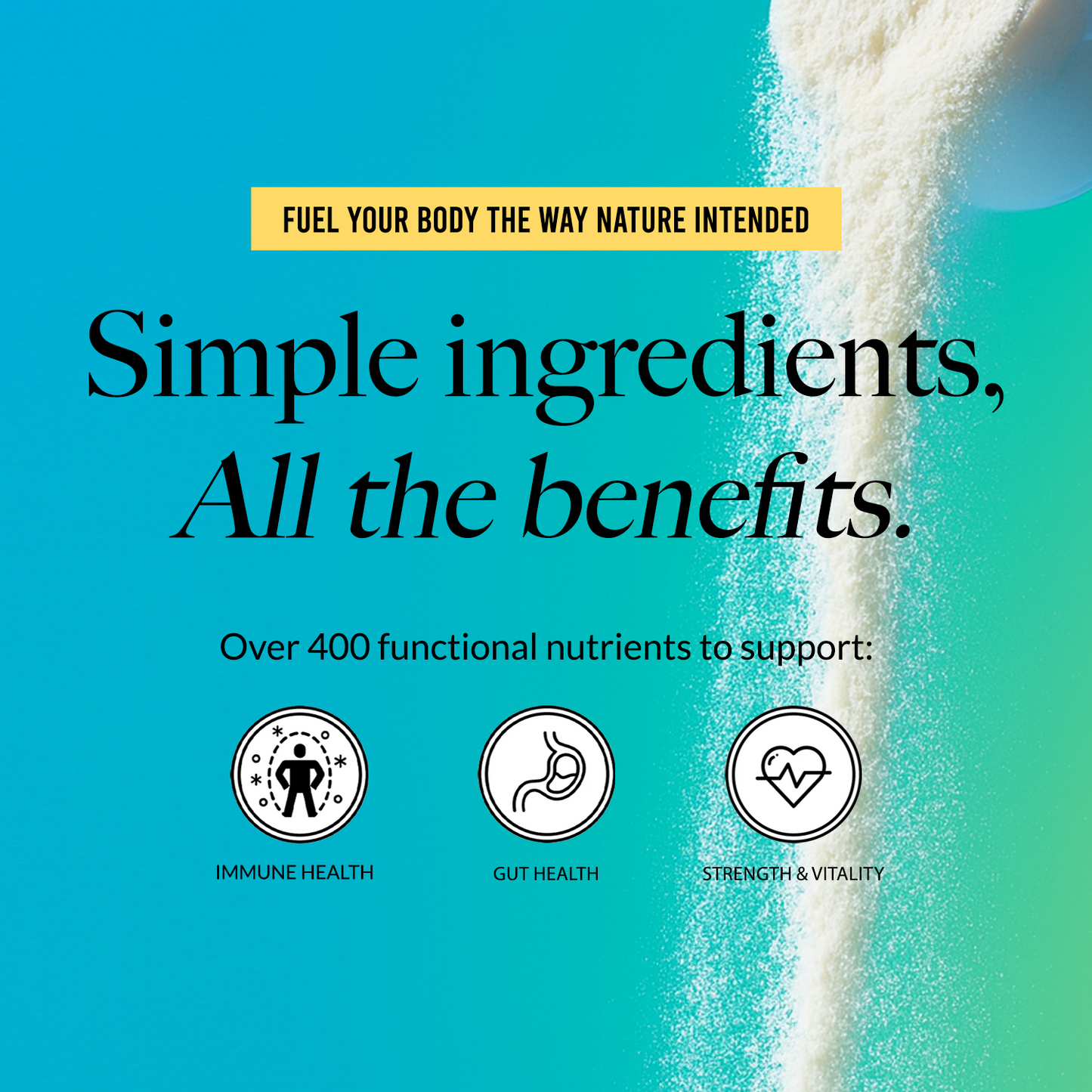 Grass-Fed Colostrum Powder - Colostrum Powder for Easy Everyday Collagen Mixing
