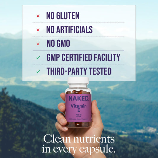 Daily Vitamin E Supplement - Vitamin E for Straightforward Everyday Nutrition