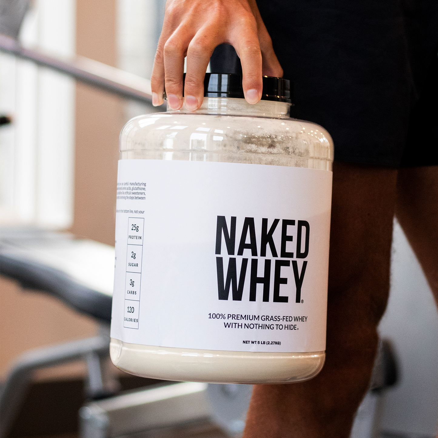 Grass Fed Whey Protein Powder - Unflavored - Standard Size for Smooth Everyday Protein Shakes