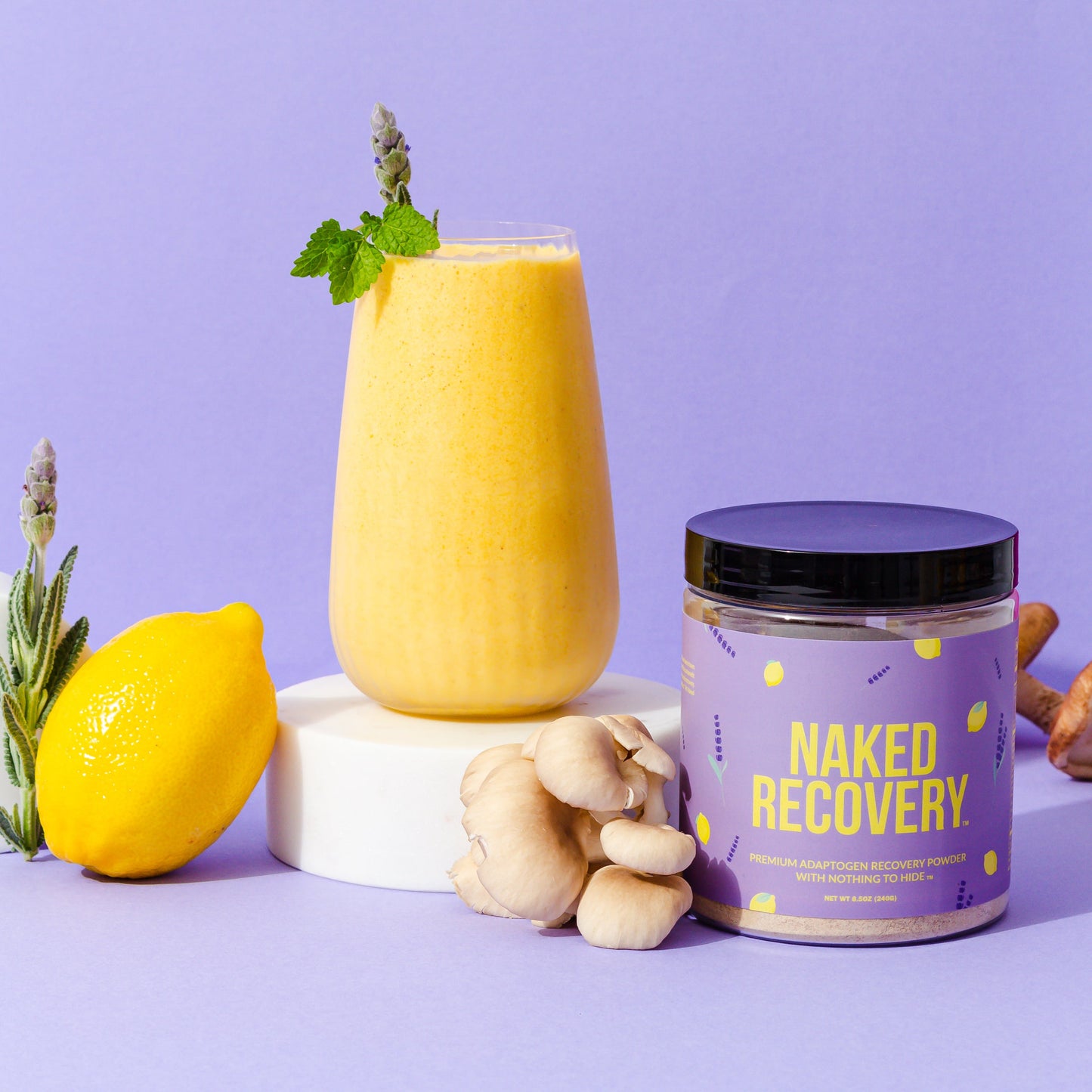 Mushroom Blend Supplement with Tart Cherry & Lemon Balm for Simple Everyday Nutrition Routines