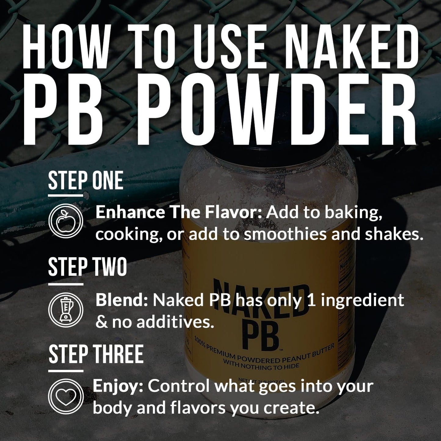 Organic Powdered Peanut Butter - Organic for Smooth Everyday Protein Shakes