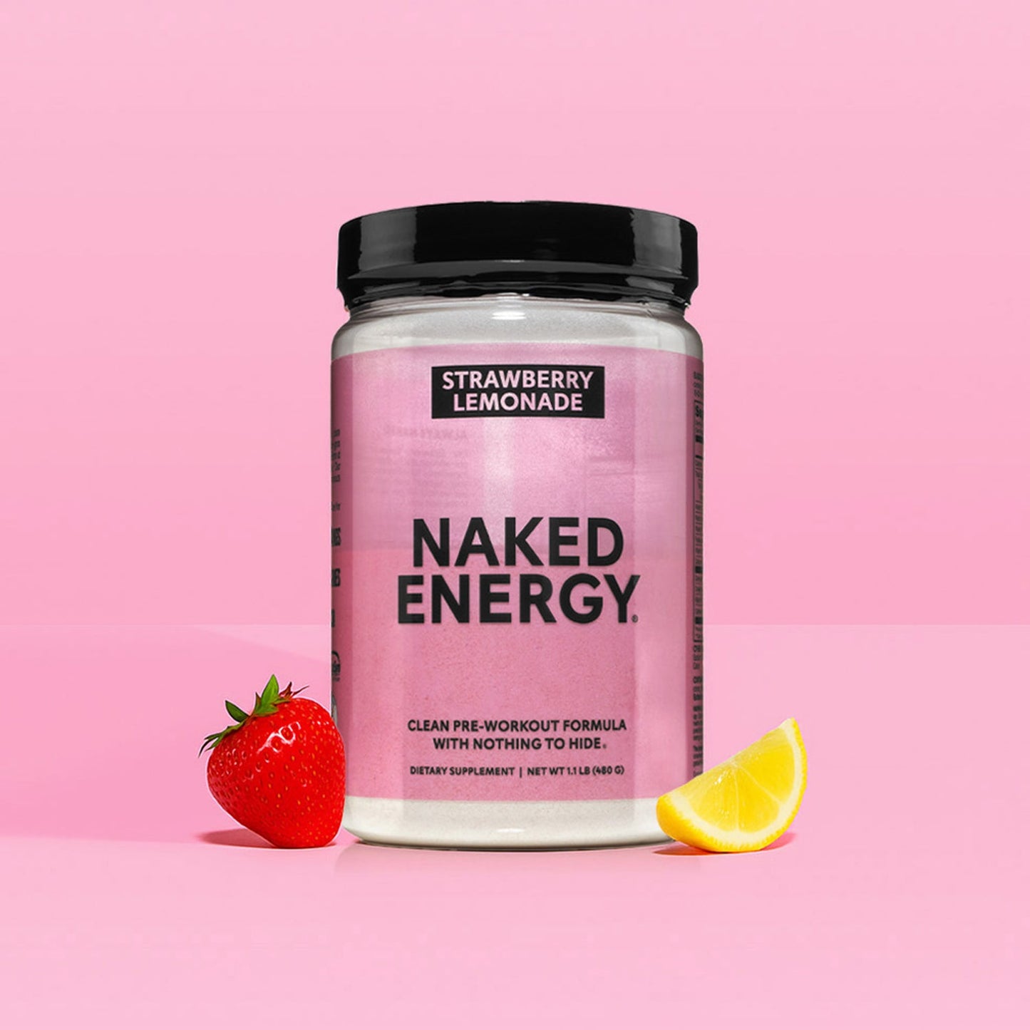 Strawberry Lemonade Pre Workout Supplement - Strawberry Lemonade for Easy Workout Drink Mixing