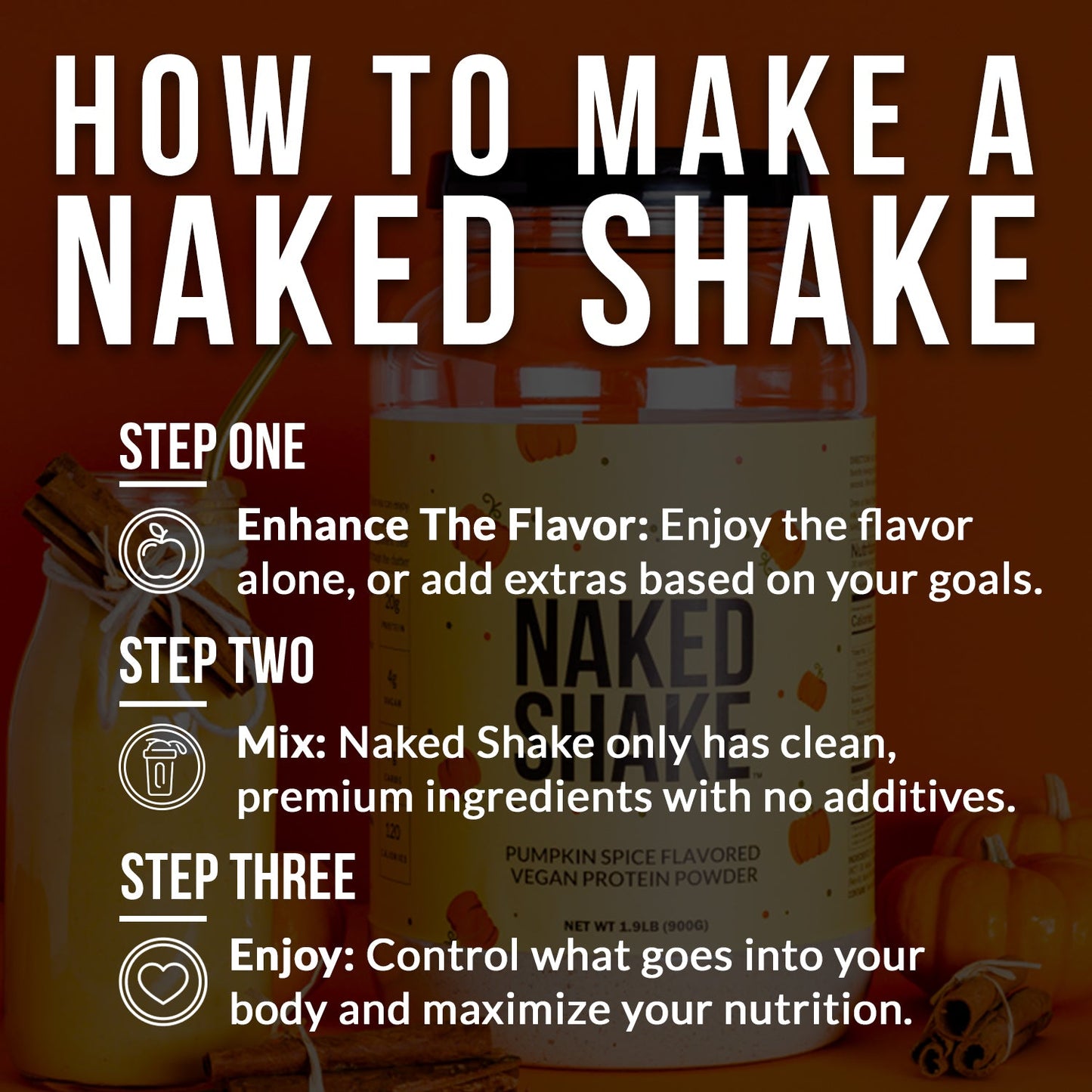 Pumpkin Spice Protein Shake - Pumpkin Spice for Convenient Everyday Nutrition