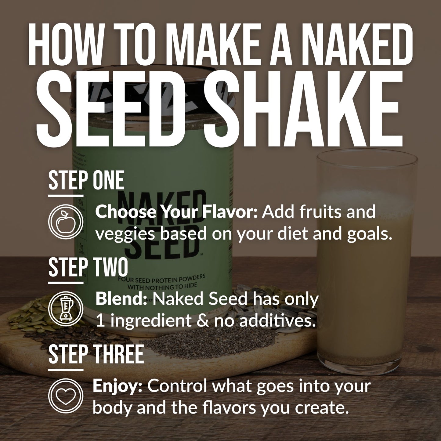 Seed Protein Powder for Smooth Everyday Protein Shakes