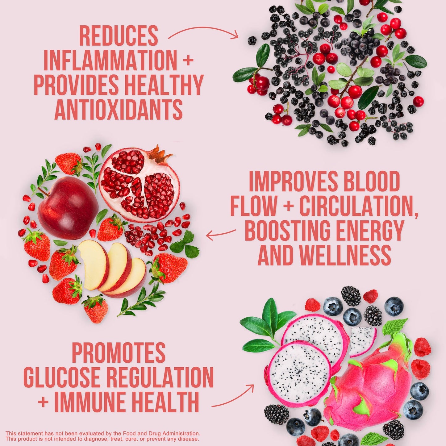 Red Fruit & Vegetable Blend Powder for Simple Everyday Nutrition Routines