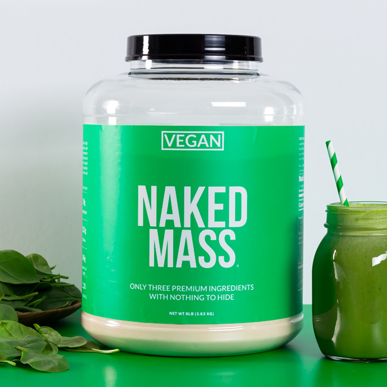 Chocolate Peanut Butter Vegan Mass Gainer Supplement - Chocolate PB (Vegan) for Convenient High-Calorie Nutrition Shakes